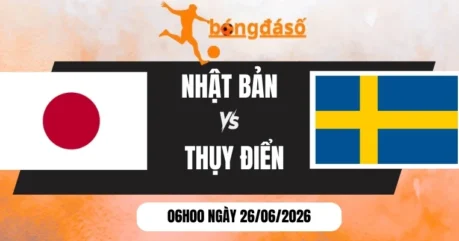 Tỷ Lệ Kèo Nhật Bản Vs Thụy Điển – Bảng F World Cup 06h00 26/06/2026