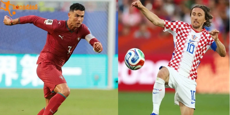 Sơ đồ ra sân trong trận Bồ Đào Nha vs Croatia