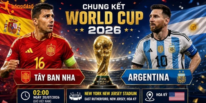Tây Ban Nha và Argentina sẽ đối đầu trong trận chung kết