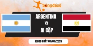 Tỷ lệ kèo Argentina vs Ai Cập - Vòng 16 đội World Cup 18h00 07/07/2026
